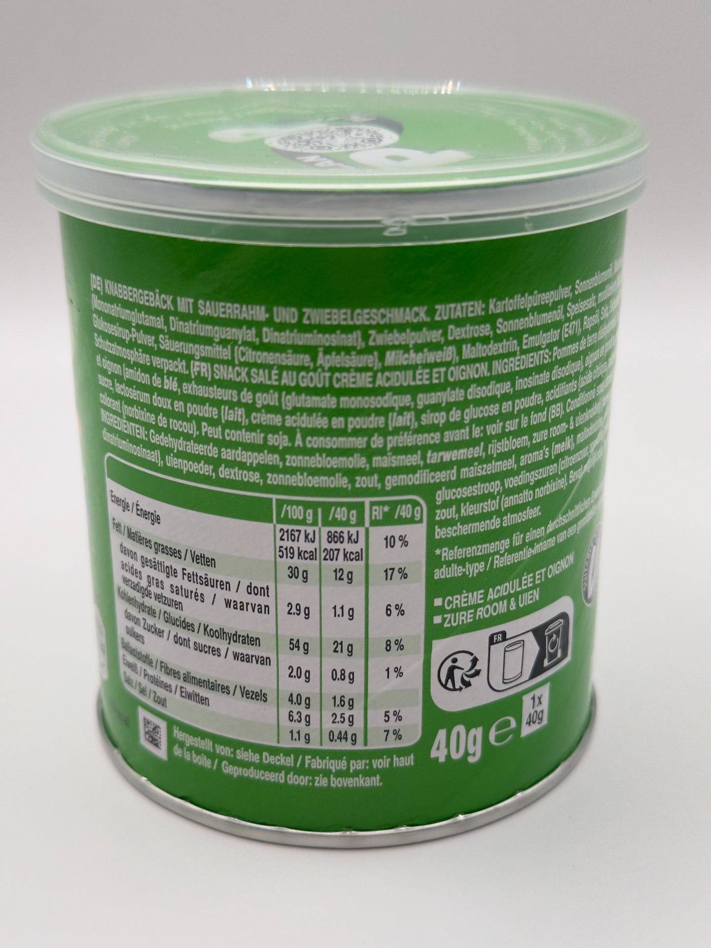 Pringles Sour Cream & Onion - 40g-Dose
