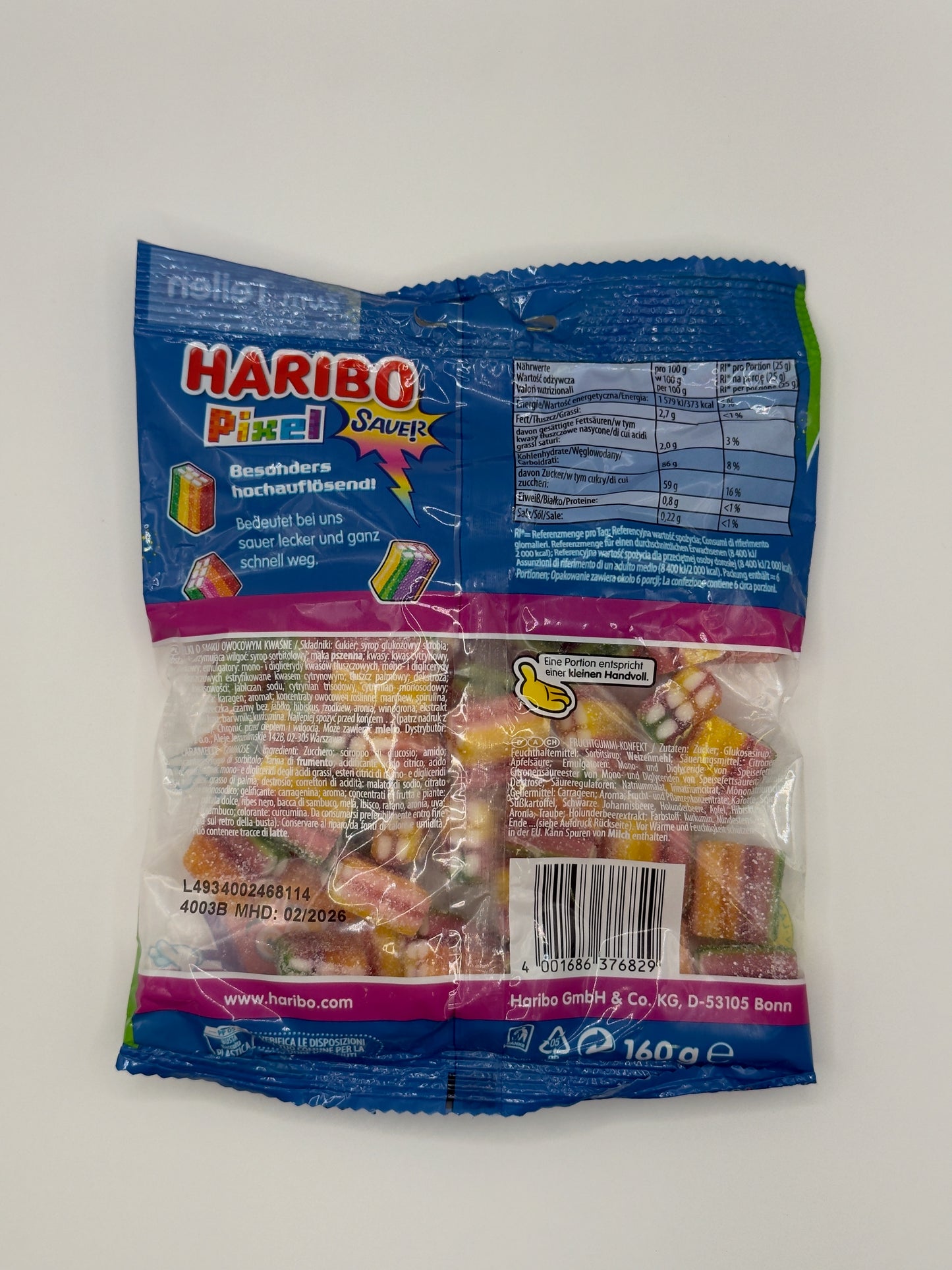 Haribo Pixel 160g – Naschen im 8-Bit Style 👾🍬 MHD 02/2026