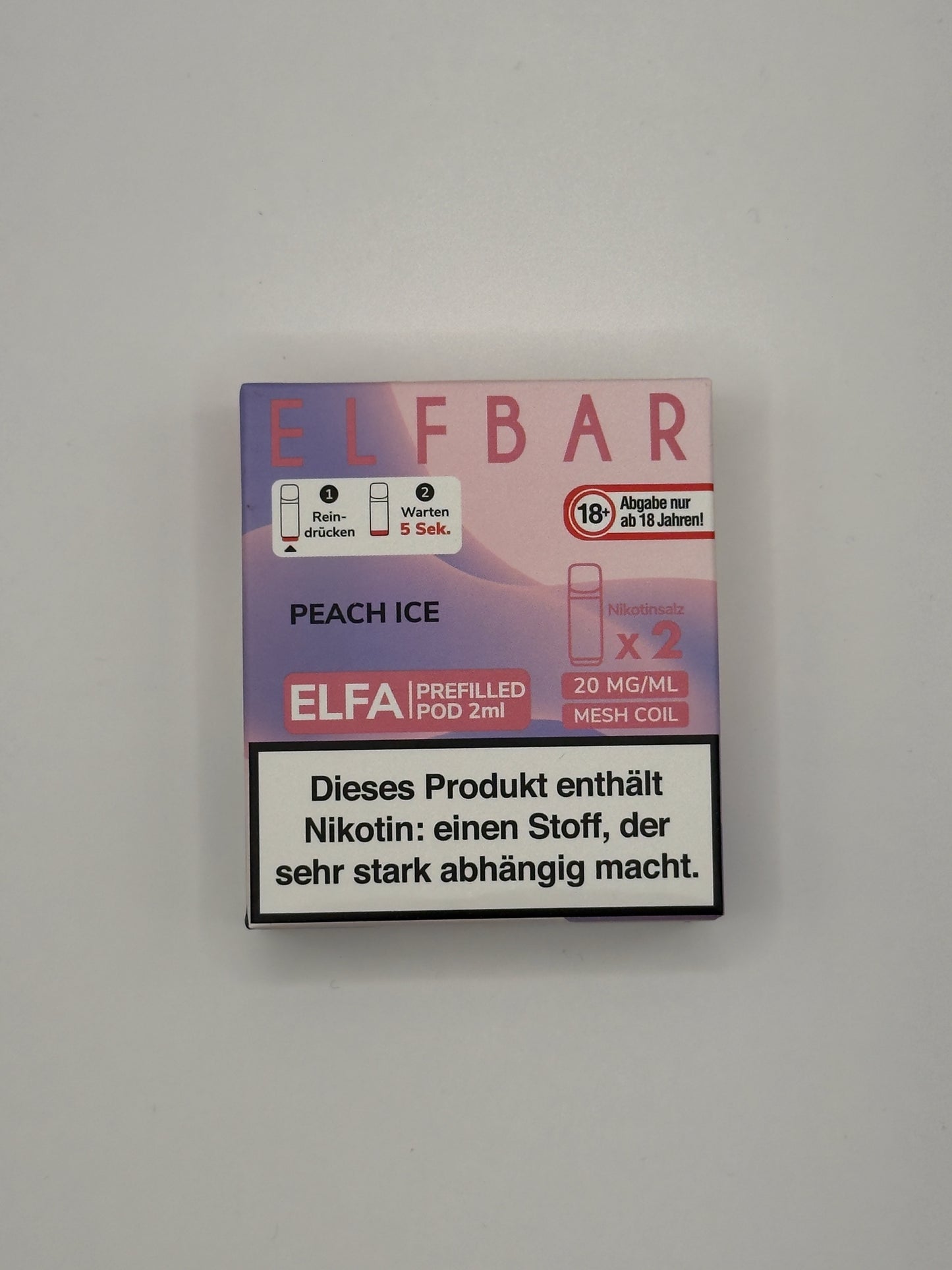Elfbar Elfa Prefilled Pods Peach Ice - 20mg Nikotin