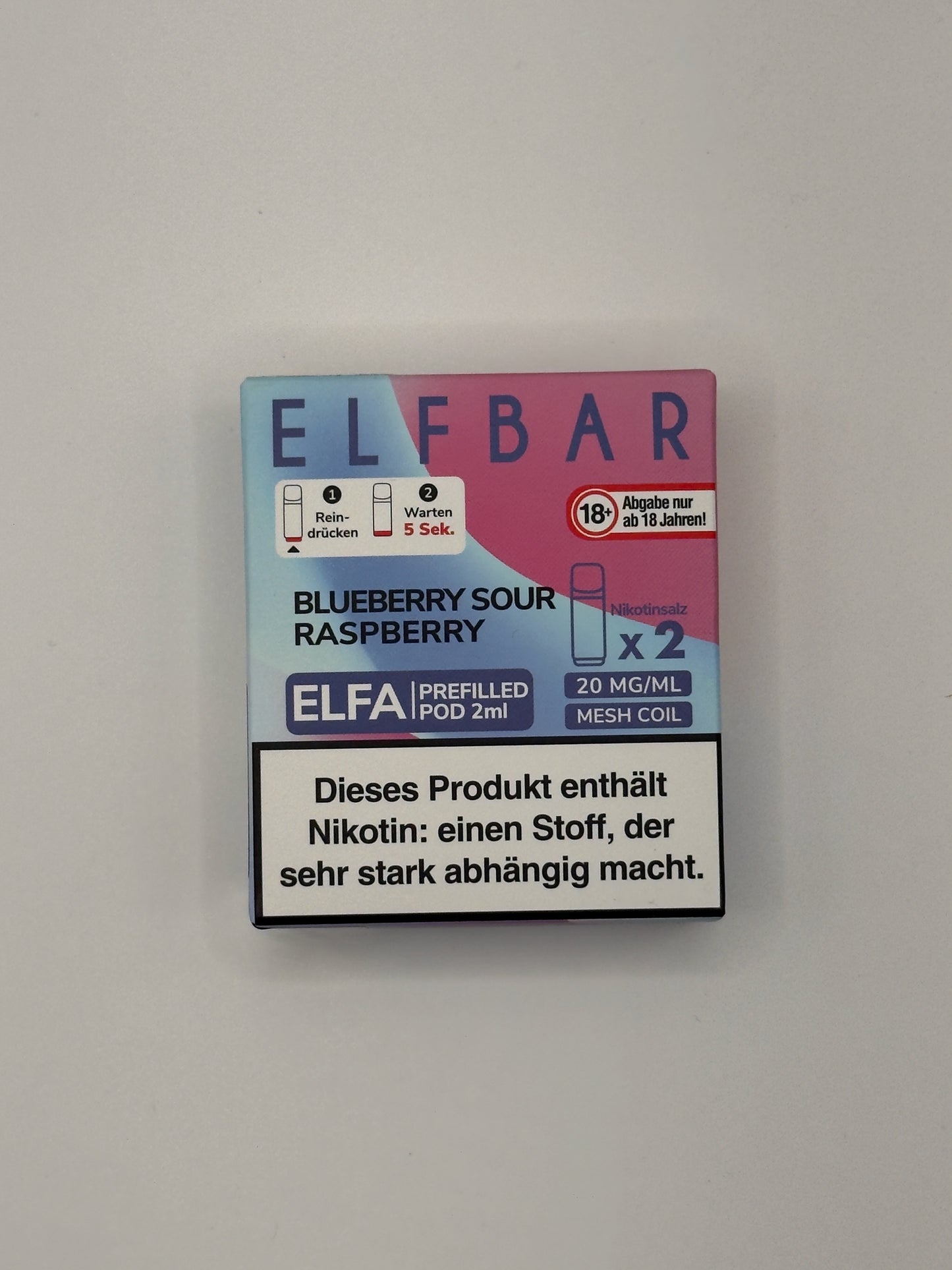 Elfbar Elfa Prefilled Pods Blueberry Sour Raspberry - 20mg Nikotin