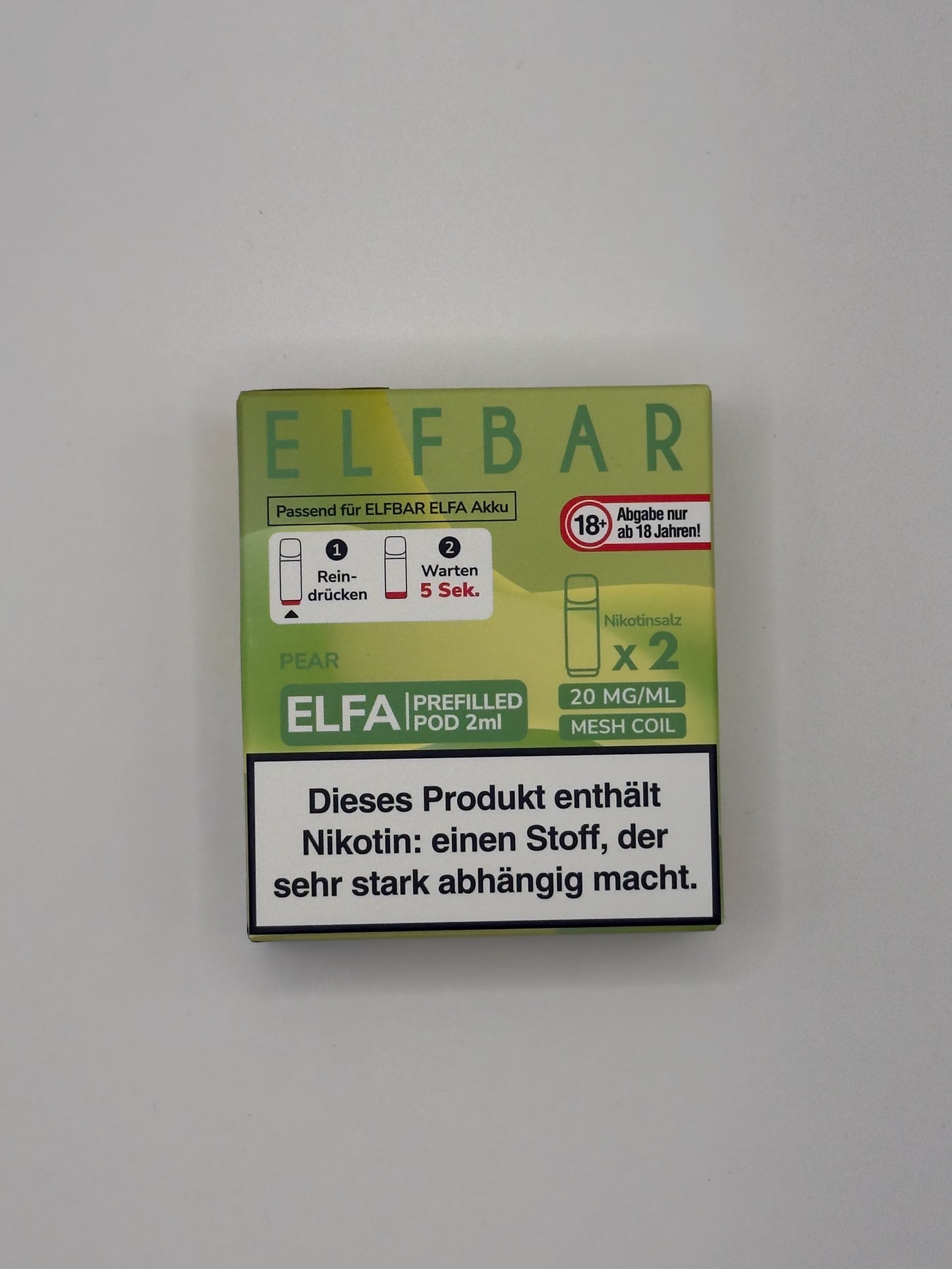 Elfbar Elfa Prefilled Pods Pear - 20mg Nikotin
