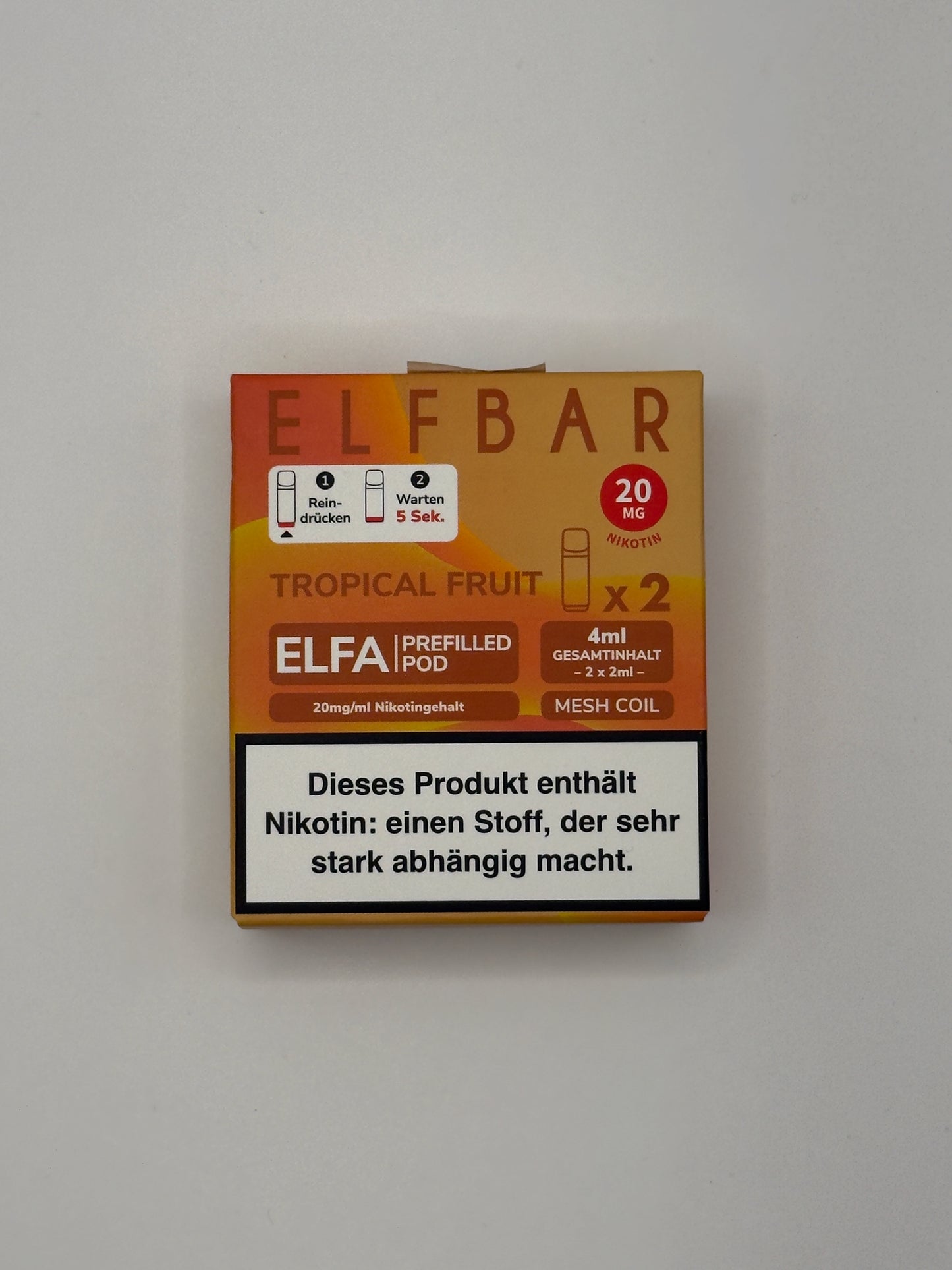 Elfbar Elfa Prefilled Pods Tropical Fruit - 20mg Nikotin
