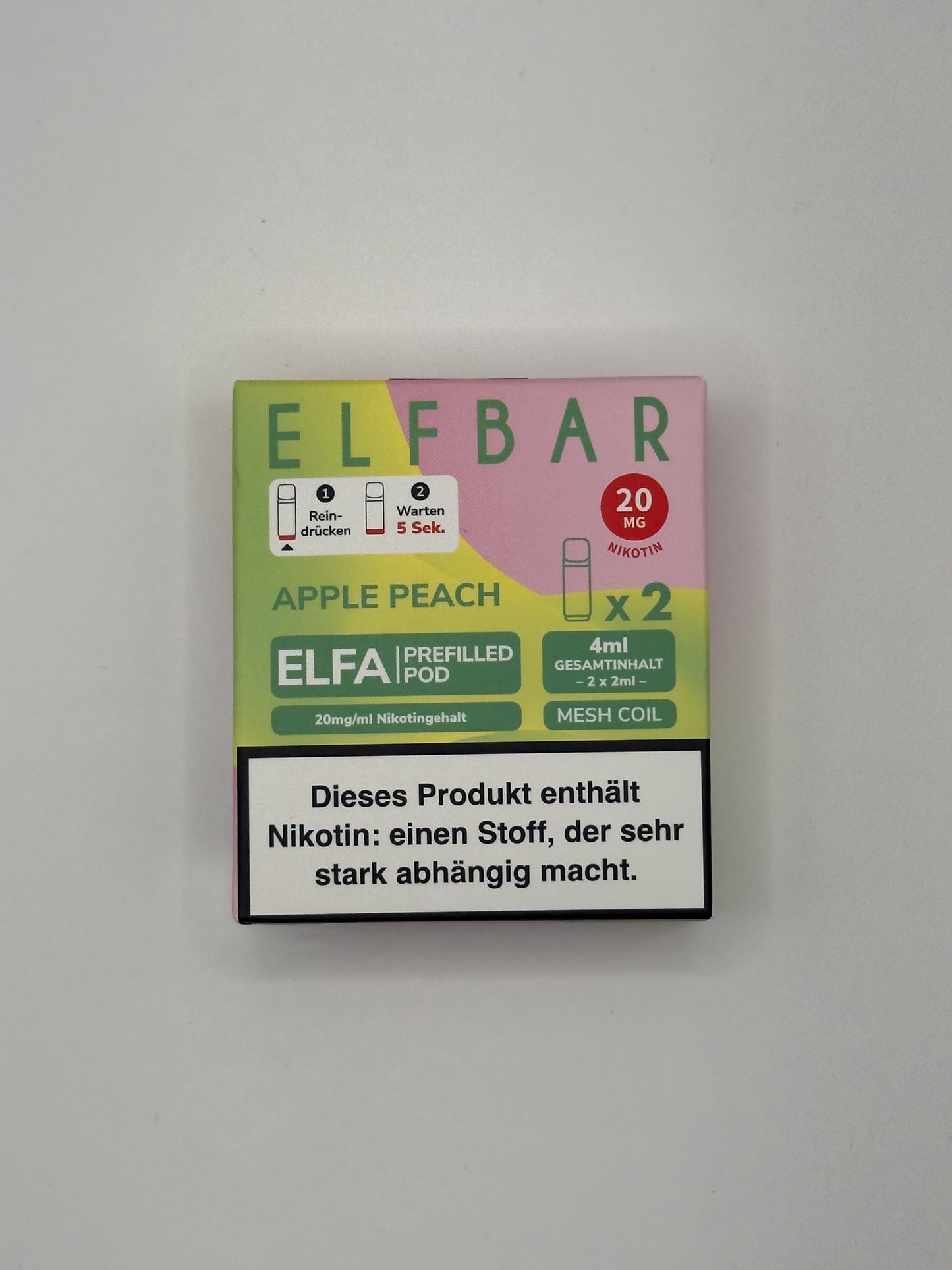 Elfbar Elfa Prefilled Pods Apple Peach - 20mg Nikotin