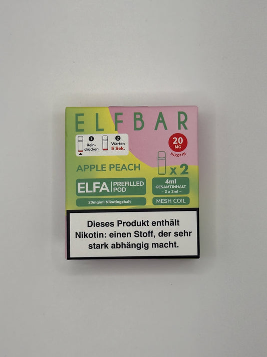Elfbar Elfa Prefilled Pods Apple Peach - 20mg Nikotin