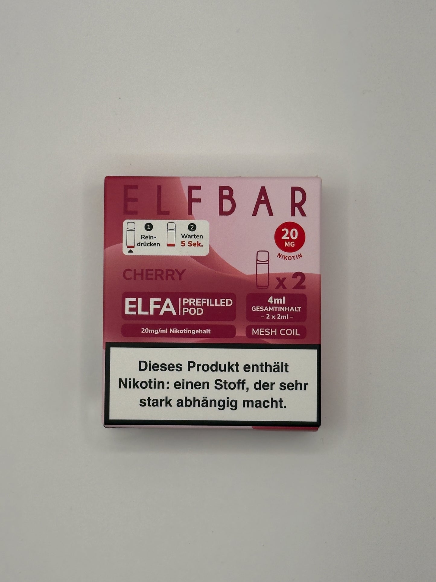 Elfbar Elfa Prefilled Pods Cherry - 20mg Nikotin