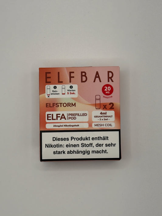 Elfbar Elfa Prefilled Pods Elfstorm - 20mg Nikotin