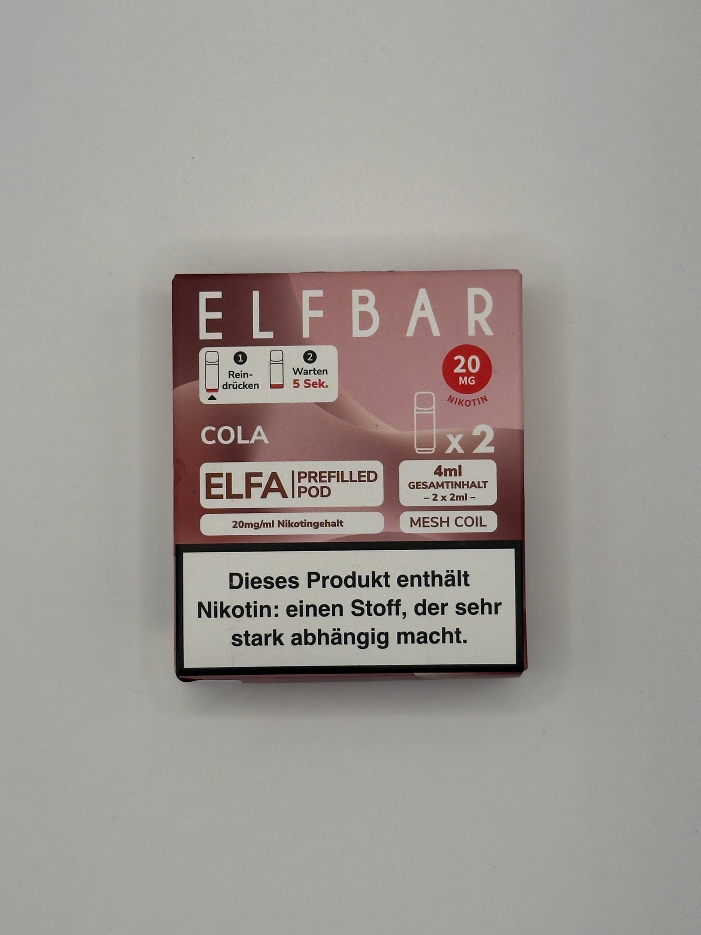 Elfbar Elfa Prefilled Pod Cola - 20mg Nikotin