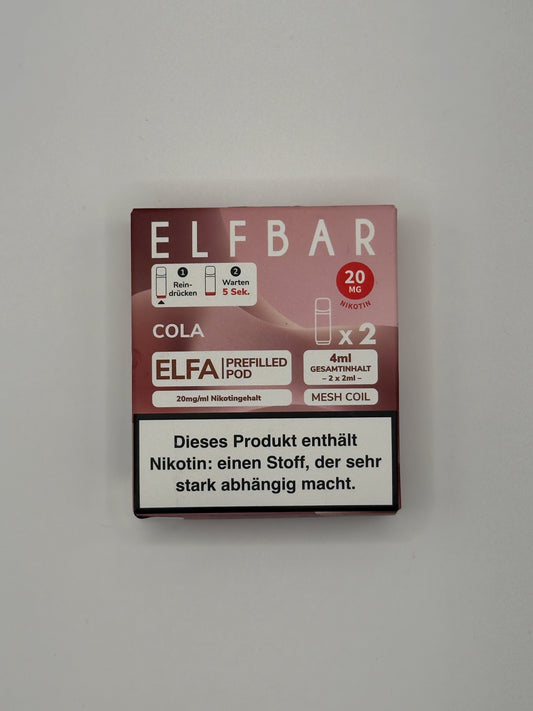 Elfbar Elfa Prefilled Pod Cola - 20mg Nikotin