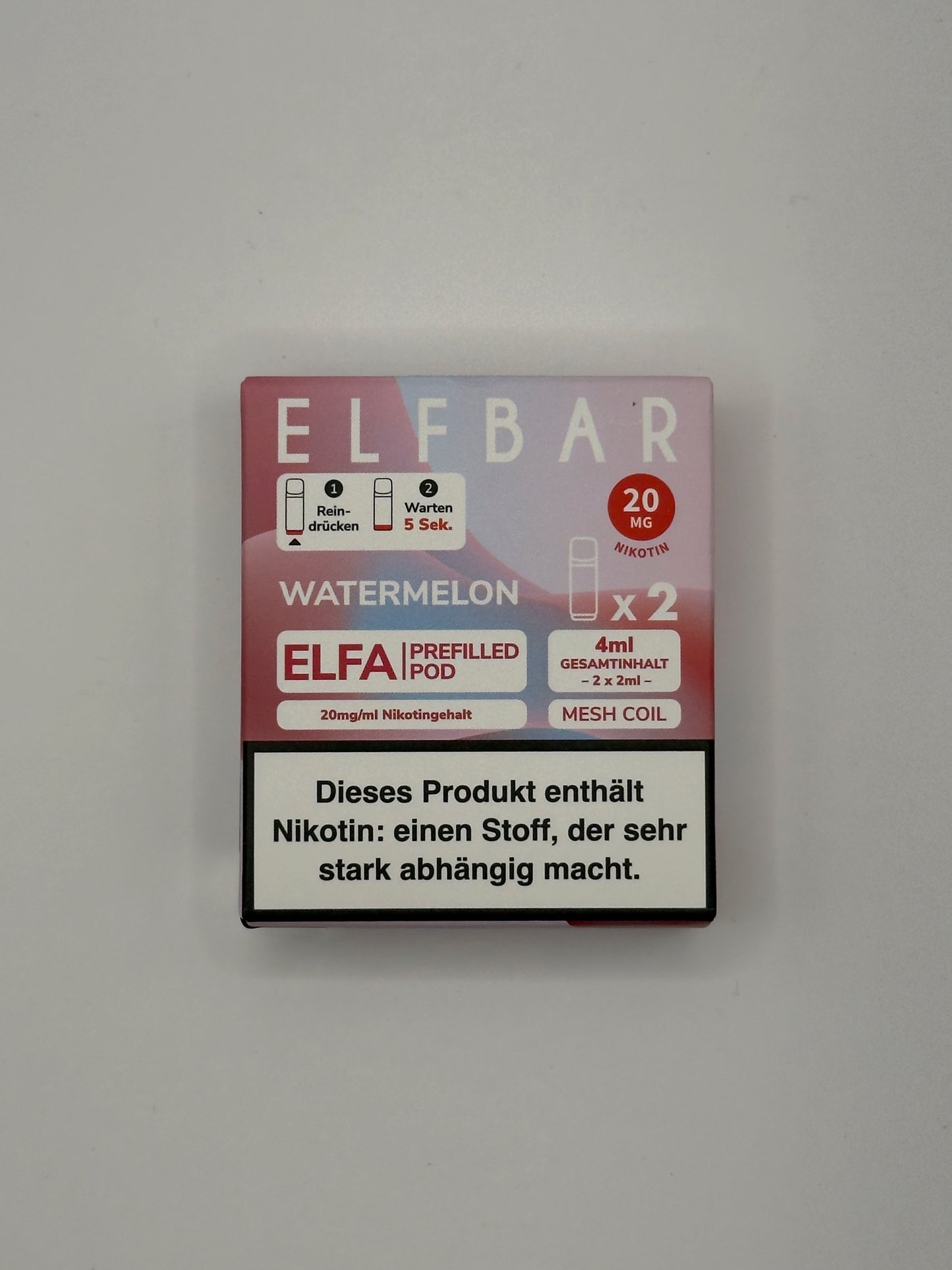 Elfbar Elfa Prefilled Pod Watermelon - 20mg Nikotin