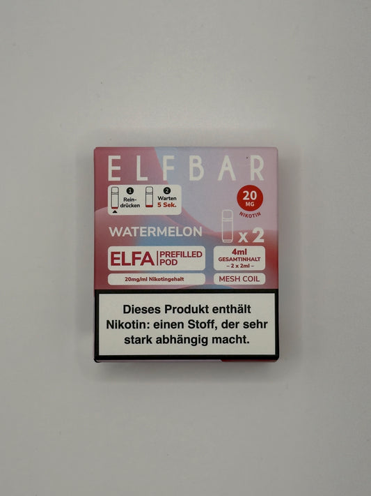 Elfbar Elfa Prefilled Pod Watermelon - 20mg Nikotin